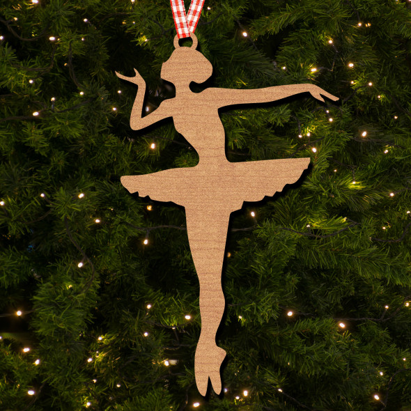Ballerina Tutu Dancer Spin Hanging Ornament Christmas Tree Bauble Decoration