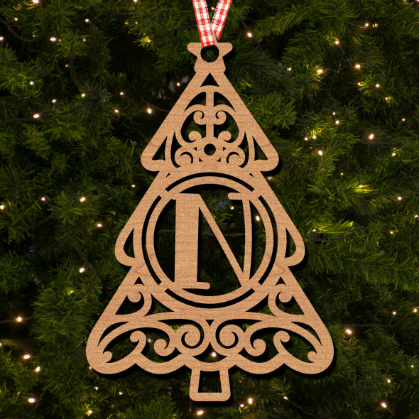 Christmas Tree - N Hanging Ornament Christmas Tree Bauble Decoration