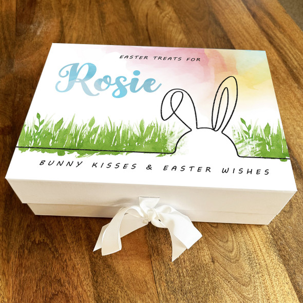 Easter Bunny Kisses & Wishes Chocolate Treats Sweets Hamper Gift Box