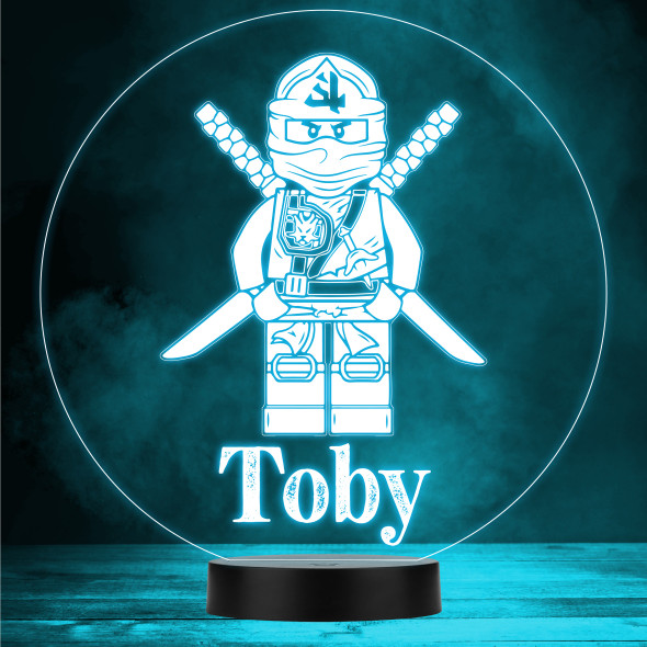 Ninjago Ninja Character Colour Changing Led Lamp Personalised Gift Night Light