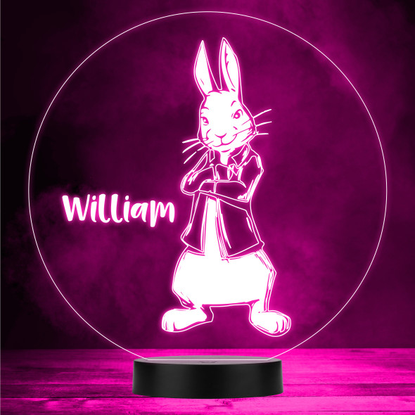 Peter Rabbit Bunny Film Character Led Lamp Personalised Gift Night Light