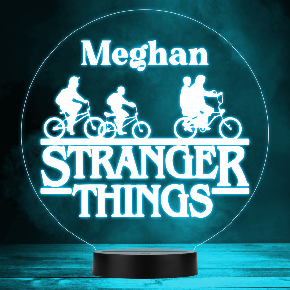 Stranger Things TV Show Bikes Led Lamp Personalised Gift Night Light