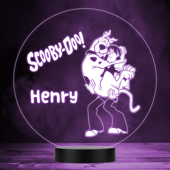 Shaggy Rogers Scooby-Doo Kid's TV Personalised LED Multicolour Night Light