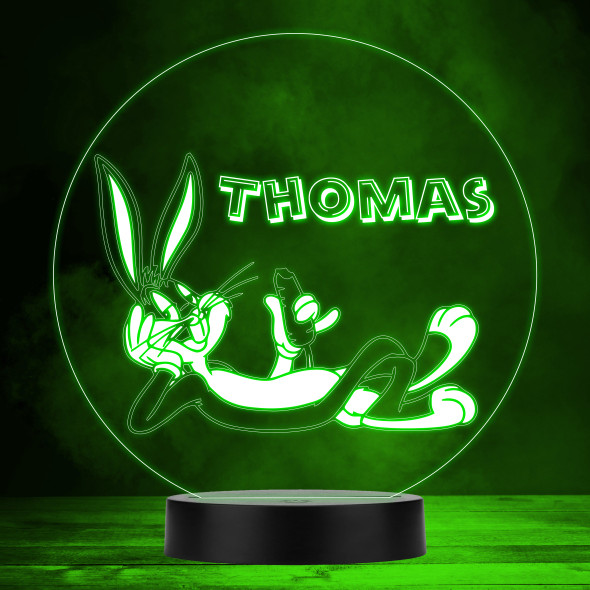 Baby Bugs Bunny Looney Tunes Kids Personalised Gift Colour Changing Night Light