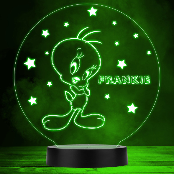 Looney Tunes Tweety Stars Kids Personalised Gift Colour Changing Night Light