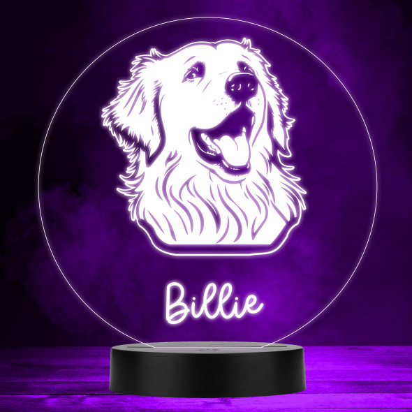 Great Pyrenees Dog Pet Multicolour Personalised Gift LED Lamp Night Light