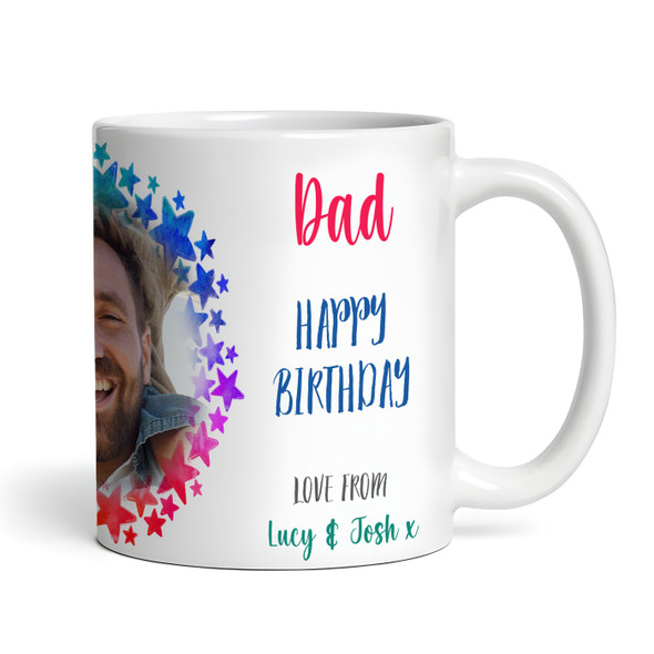 Dad Star Photo Birthday Gift Coffee Tea Cup Personalised Mug