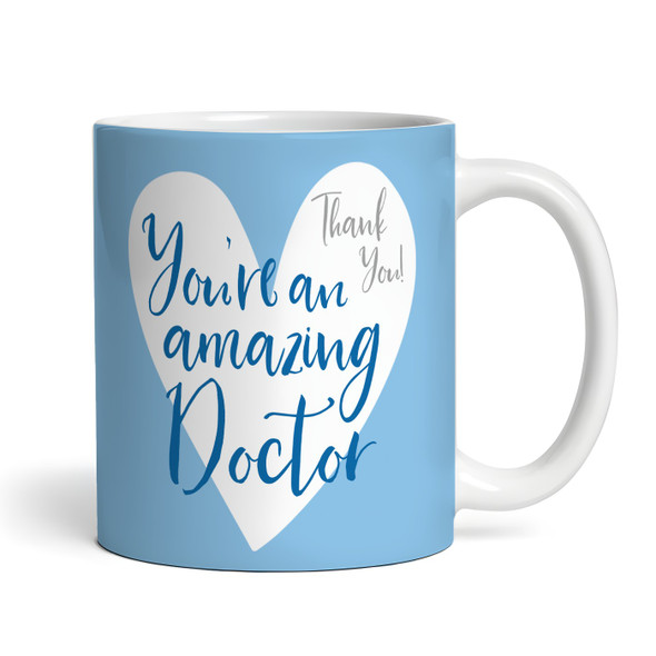 Amazing Doctor Gift Photo Heart Blue Coffee Tea Cup Personalised Mug