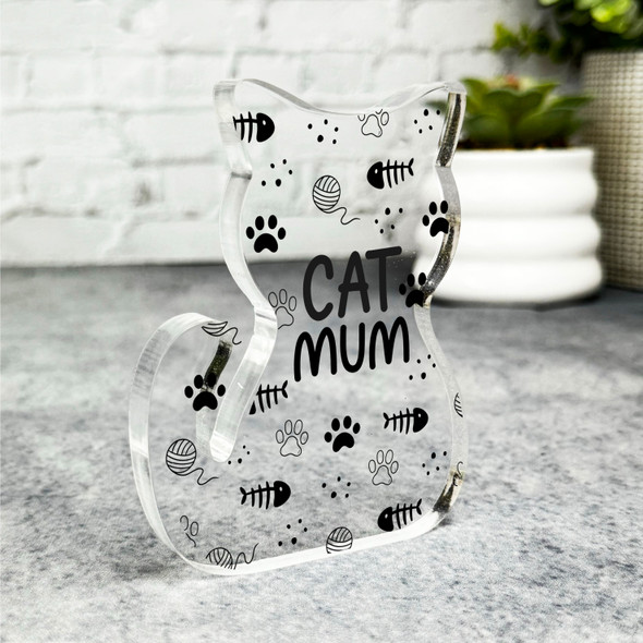 Custom Ornament Mum Gift For Cat Lover Plaque Keepsake Gift