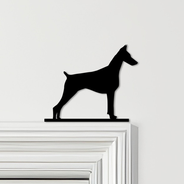 Door Topper Doberman Dog Tll Various Colours Top Of Door Frame Decorative Sign