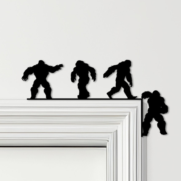 Door Topper Bigfoot Various Colours Top Of Door Frame Decorative Sign