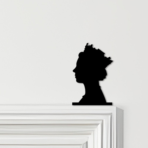 Door Topper Queen Elizabeth Ii Various Colours Top Of Door Frame Decorative Sign