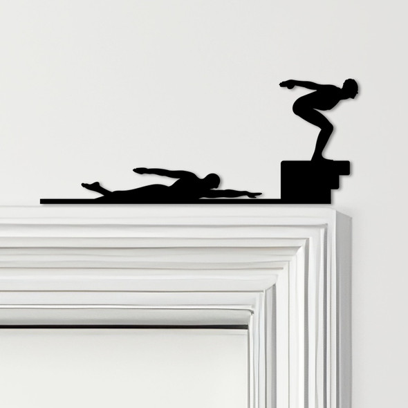 Door Topper Swimming & Diver Various Colours Top Of Door Frame Decorative Sign
