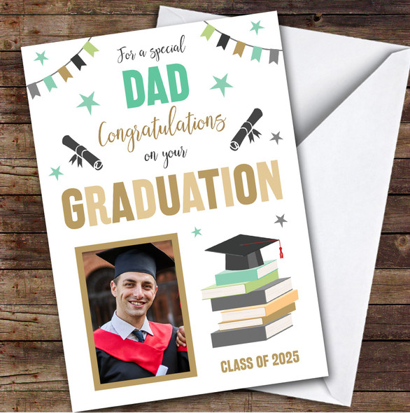 Personalised Graduation Card For Dad Photo Books Hat