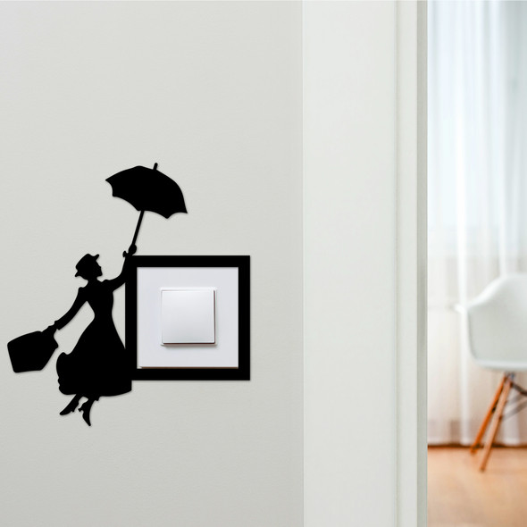Light Switch Surround Mary Poppins Kids Room Decorative Switch Plate Cover Frame