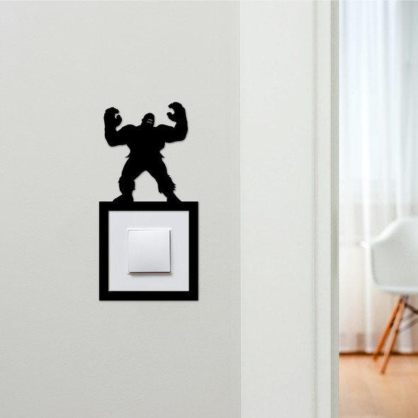 Light Switch Surround Hulk Superhero Kids Room Decorative Switch Cover Frame