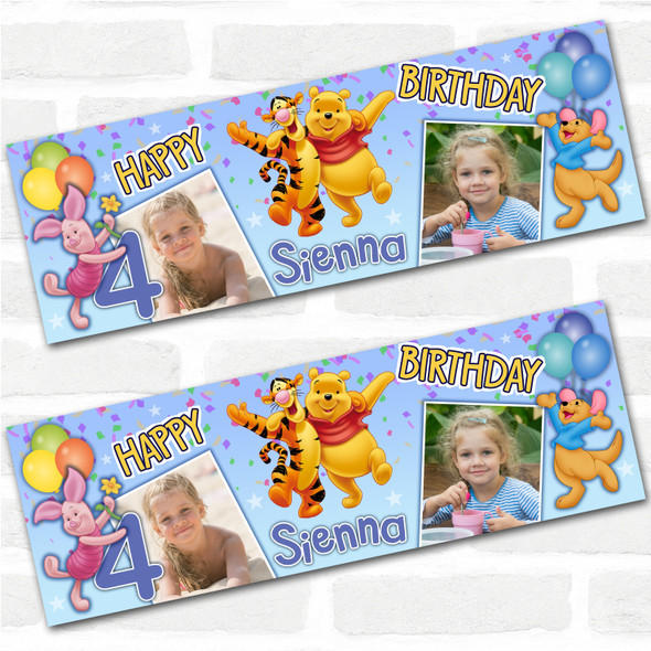 Personalised Party Banner For Kids Birthday Winnie-The-Pooh Photo