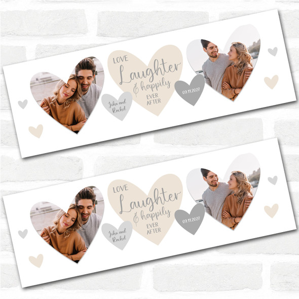 Personalised Party Banner For Wedding Day Congratulations Photo Happy Ever After