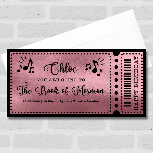 The Producers Personalised Gift Voucher Surprise Musical Theatre Ticket