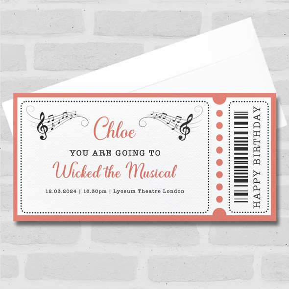 Titanique Personalised Gift Voucher Surprise Theatre Ticket