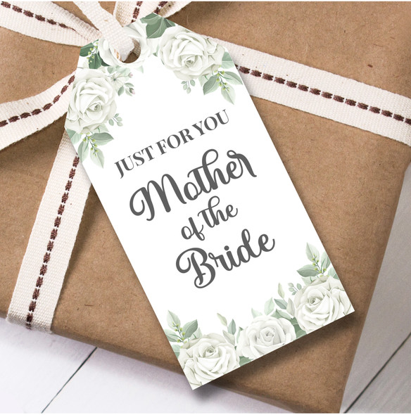 Wedding Day 12 Large Gift Tags For Mother of the Bride Flowers Wedding Day