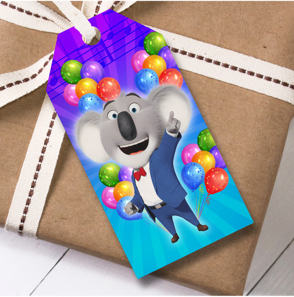 Birthday 12 Large Gift Tags Sing Kids Birthday Design 3