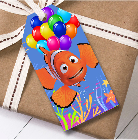 Birthday 12 Large Gift Tags Finding Nemo Kids Birthday