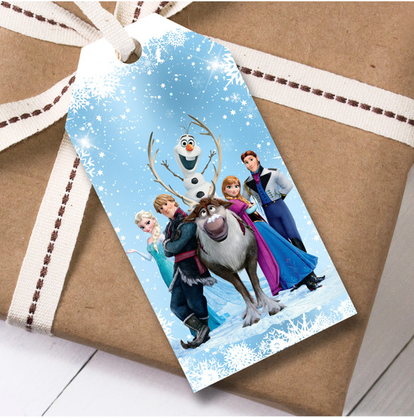 Birthday 12 Large Gift Tags Birthday Disney Frozen Girls Kids