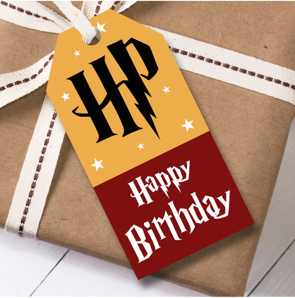 Birthday 12 Large Gift Tags Harry Potter Kids Birthday