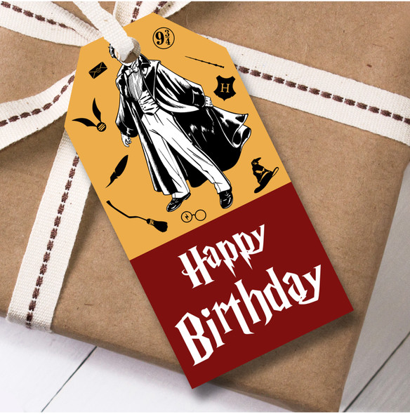 Birthday 12 Large Gift Tags Harry Potter Kids Birthday Children's