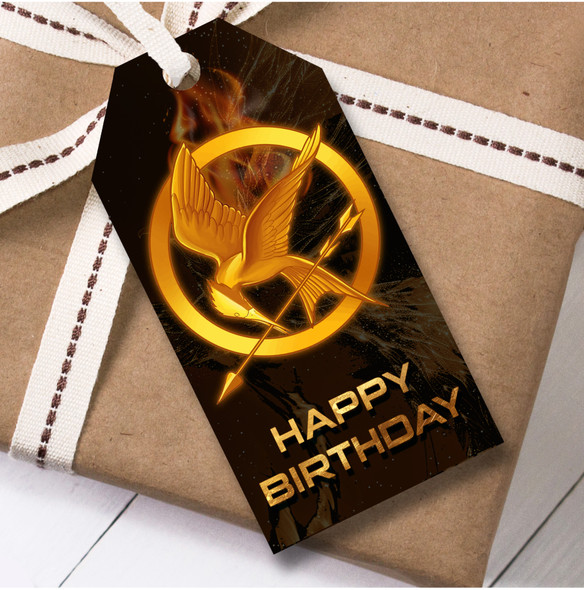 Birthday 12 Large Gift Tags Hunger Games Birthday