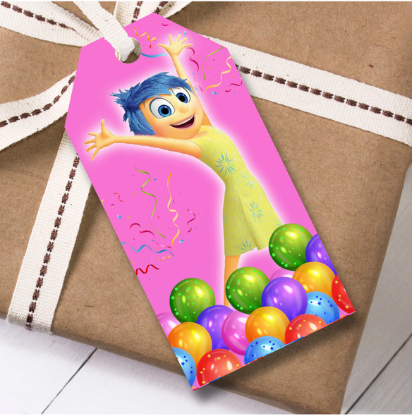 Birthday 12 Large Gift Tags Disney Inside Out Kids Birthday Design 3