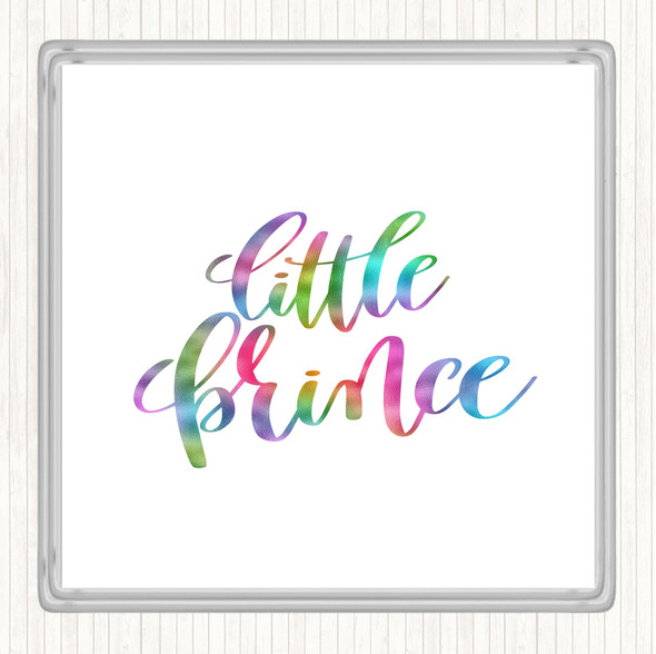 Little Prince Rainbow Quote Coaster