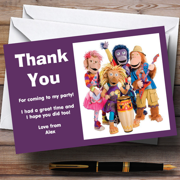 Zingzillas Customised Children's Birthday Party Thank You Cards