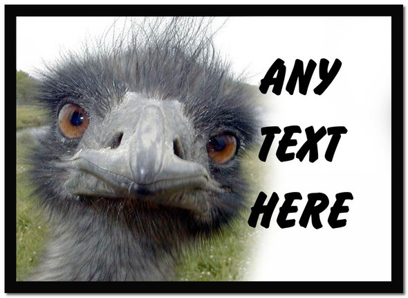 Funny Ostrich Placemat