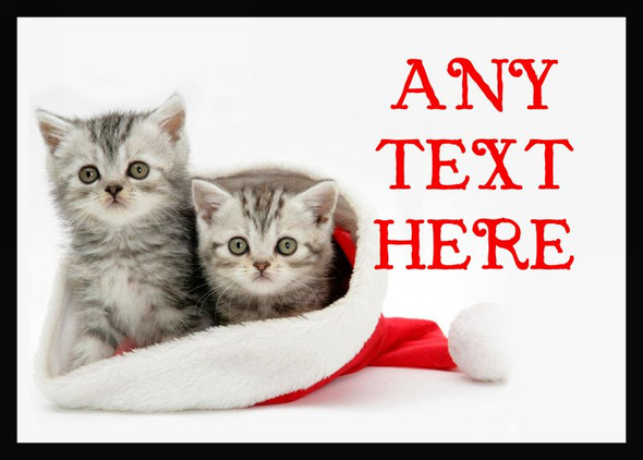 Lovely Kittens Christmas Placemat