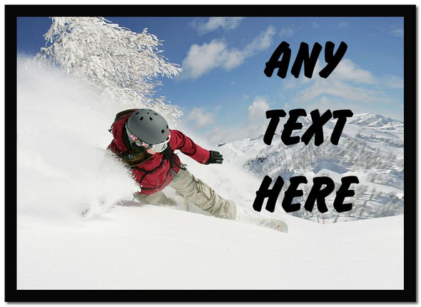 Snowboarding Placemat