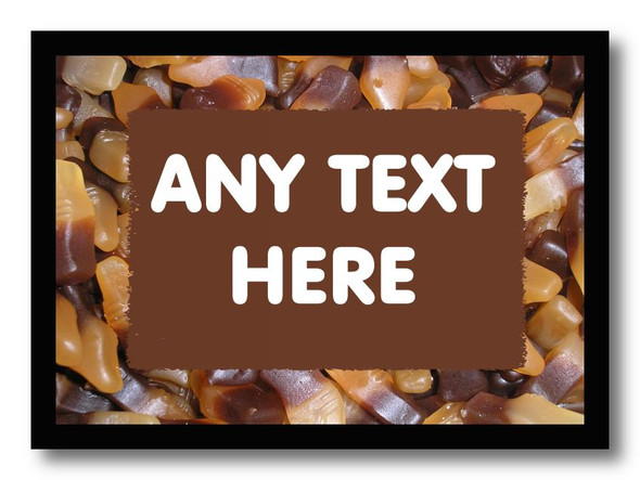 Cola Bottle Sweets Placemat
