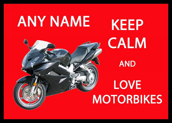 Keep Calm And Love Motorbikes Placemat
