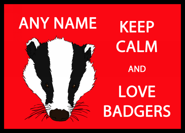 Keep Calm And Love Badgers Placemat