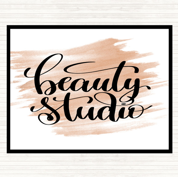 Watercolour Beauty Studio Quote Placemat