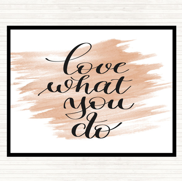 Watercolour What You Do Quote Placemat