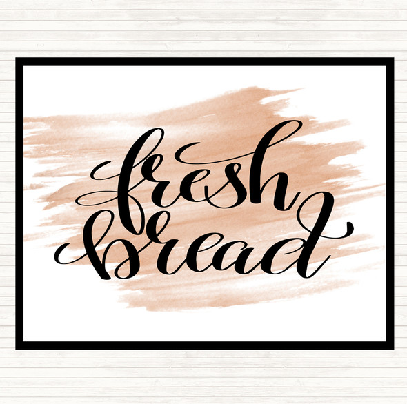 Watercolour Fresh Bread Quote Placemat