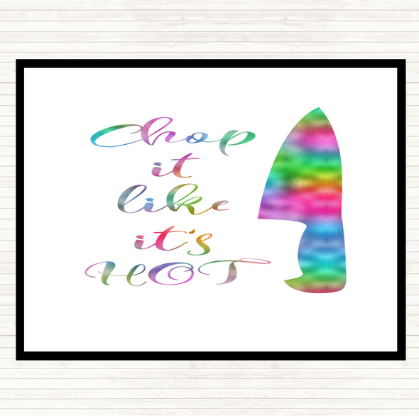 Knife Rainbow Quote Placemat