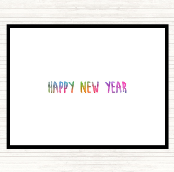 New Year Rainbow Quote Placemat