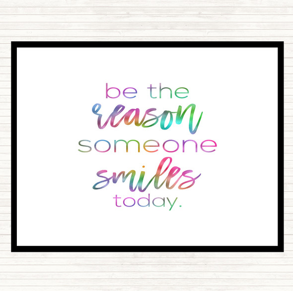 Be The Reason Rainbow Quote Placemat