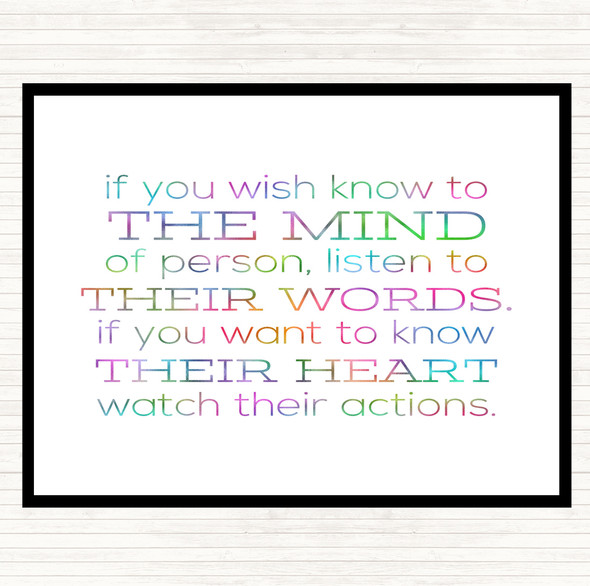 With Passion Quote Placemat