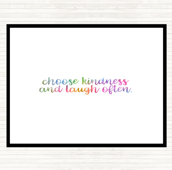 Choose Kindness Rainbow Quote Placemat