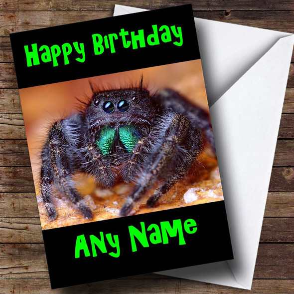 Tarantula Spider Customised Birthday Card