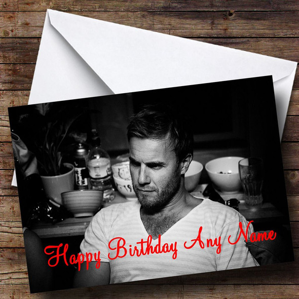 Sexy Gary Barlow Customised Birthday Card